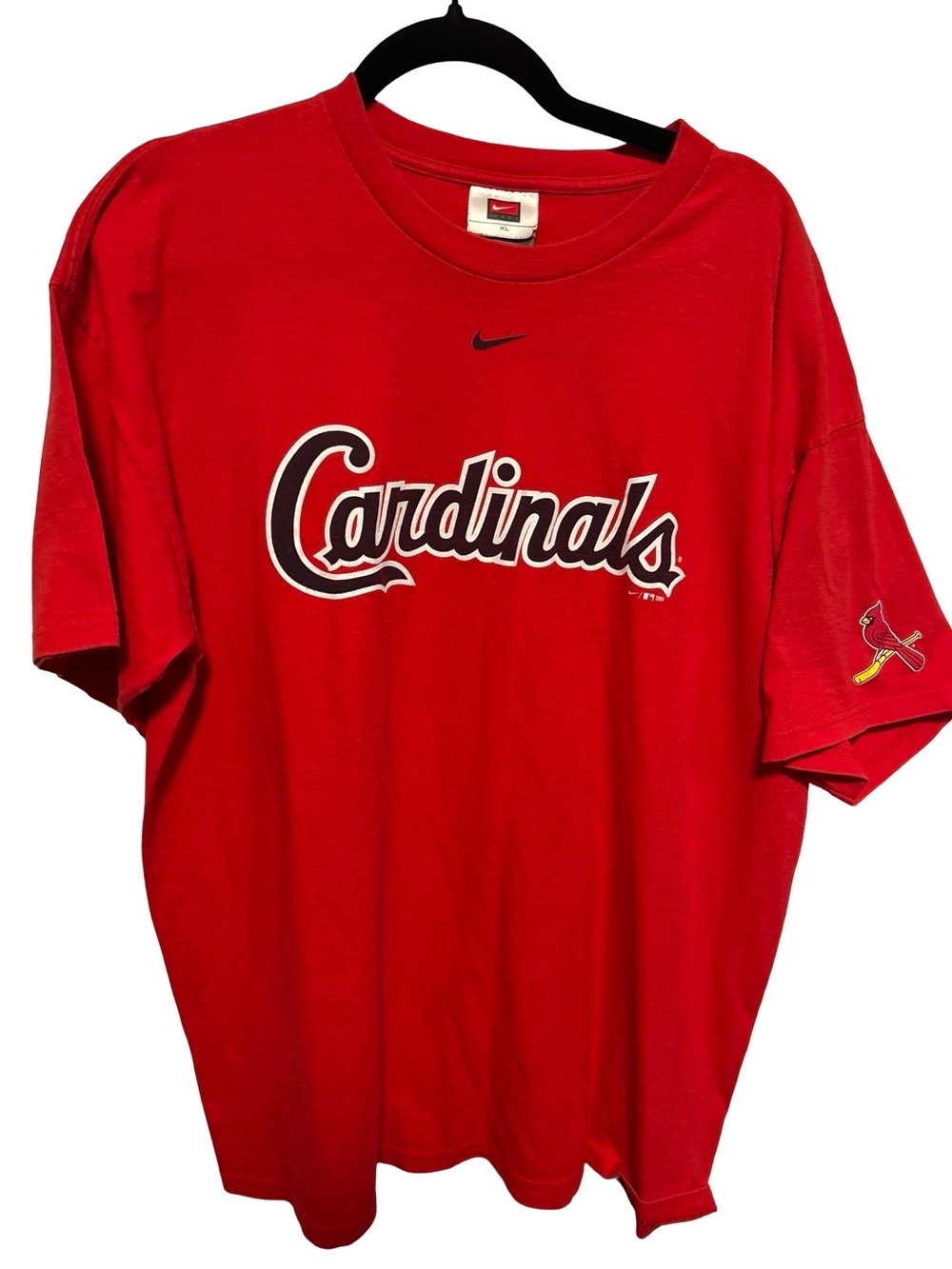 Nike Red Cardinals Logo Short Sleeve Tee